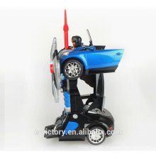 2015 Newest cool rc drift car toy 360 degrees car transform robot toy